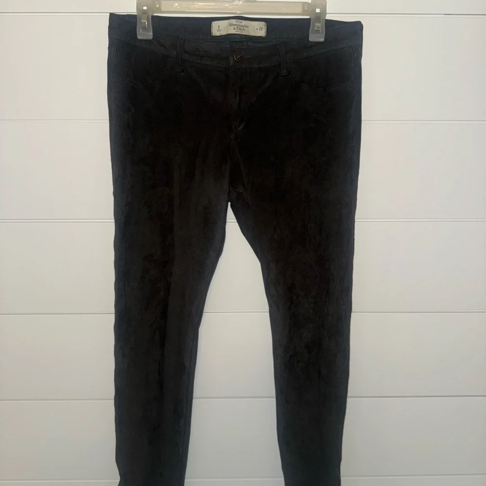 Abercrombie & Fitch Men's Corduroy Pants in Black - Picture 1 of 5